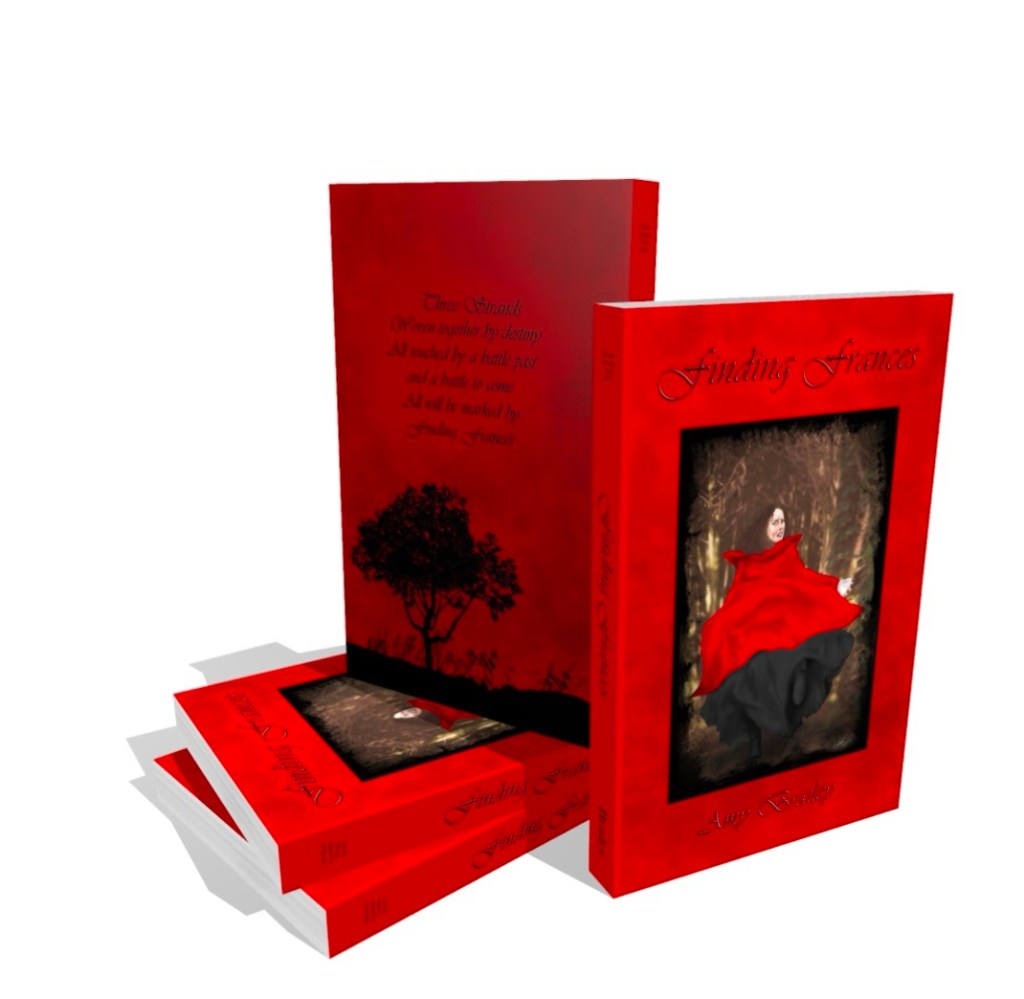 The front cover features the artwork of Carlos Galvan who incorporated a Not Lost Print of the woods in Hamstra Gardens (Wheatfield, Indiana).  The back is a stock photo reference to the tree that allows individuals to pass "Behind the Veil." 